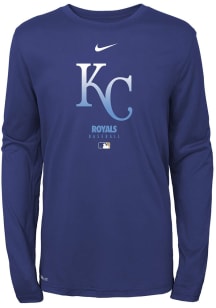 Nike Kansas City Royals Youth Blue Legend Long Sleeve T-Shirt