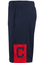 Cleveland Indians Youth Navy Blue Infield Play Shorts