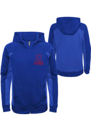Chicago Cubs Youth Blue No Glory, No Story Long Sleeve Full Zip Jacket
