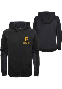 Pittsburgh Pirates Youth Black No Glory, No Story Long Sleeve Full Zip Jacket