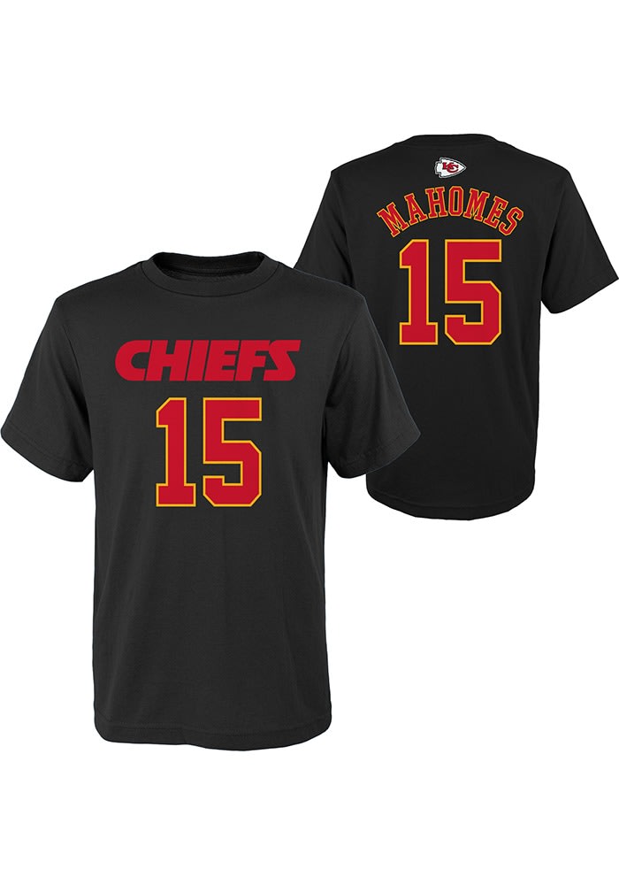 Toddler Patrick Mahomes Red Kansas City Chiefs Mainliner Player Name &  Number T-Shirt