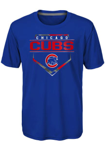 Chicago Cubs Youth Blue Eat My Dust Short Sleeve T-Shirt