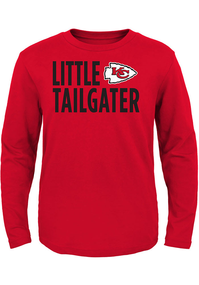 Kansas City Chiefs Toddler Red Little Tailgater Long Sleeve T-Shirt