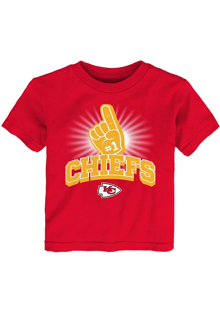 Travis Kelce Kansas City Chiefs Toddler Red Player Short Sleeve Player T Shirt, Red, 100% Cotton, Size 2T, Rally House