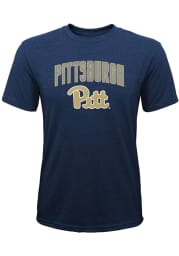 Pitt Panthers Youth Blue Rival Short Sleeve Fashion T-Shirt