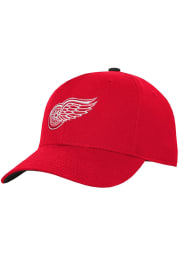 Detroit Red Wings Red Basic Structured Youth Adjustable Hat