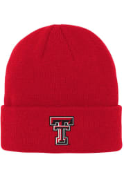 Texas Tech Red Raiders Red Basic Cuff Youth Knit Hat