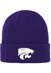K-State Wildcats Purple Basic Cuff Youth Knit Hat