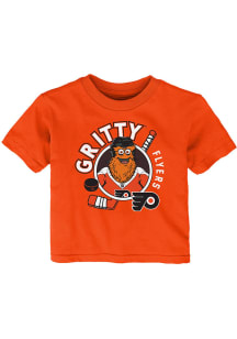 Gritty Philadelphia Flyers Infant Ready to Play Short Sleeve T-Shirt Orange