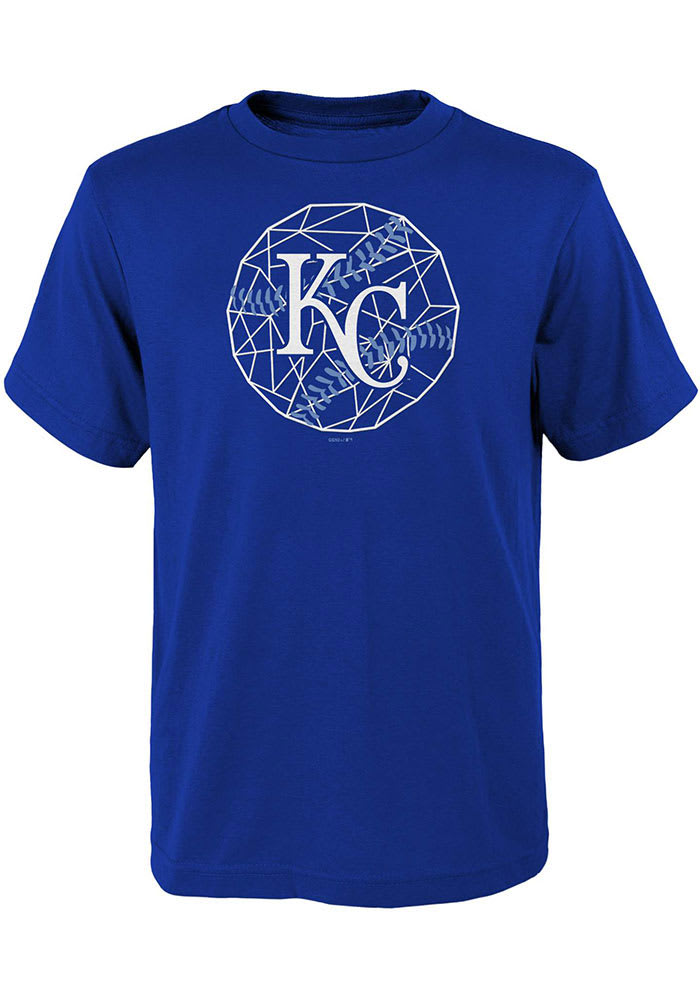 Youth Royal Kansas City Royals Digi-Ball T-Shirt