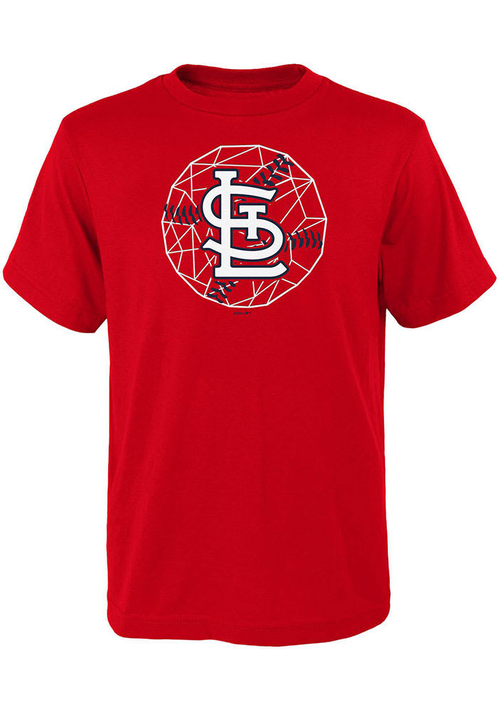 St Louis Cardinals Youth Navy Blue Angry Bird Short Sleeve Tee