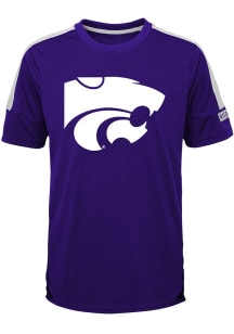 K-State Wildcats Youth Purple Power Short Sleeve T-Shirt