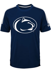 Penn State Nittany Lions Youth Navy Blue Power Short Sleeve T-Shirt