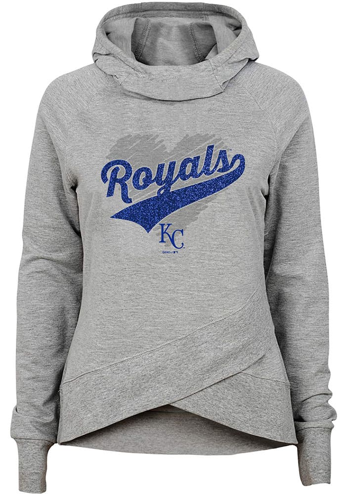 New Era Youth Girls' Kansas City Royals Blue Giltter Tank Top