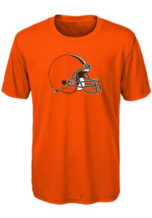 Cleveland Browns Youth Orange Primary Logo Short Sleeve T-Shirt