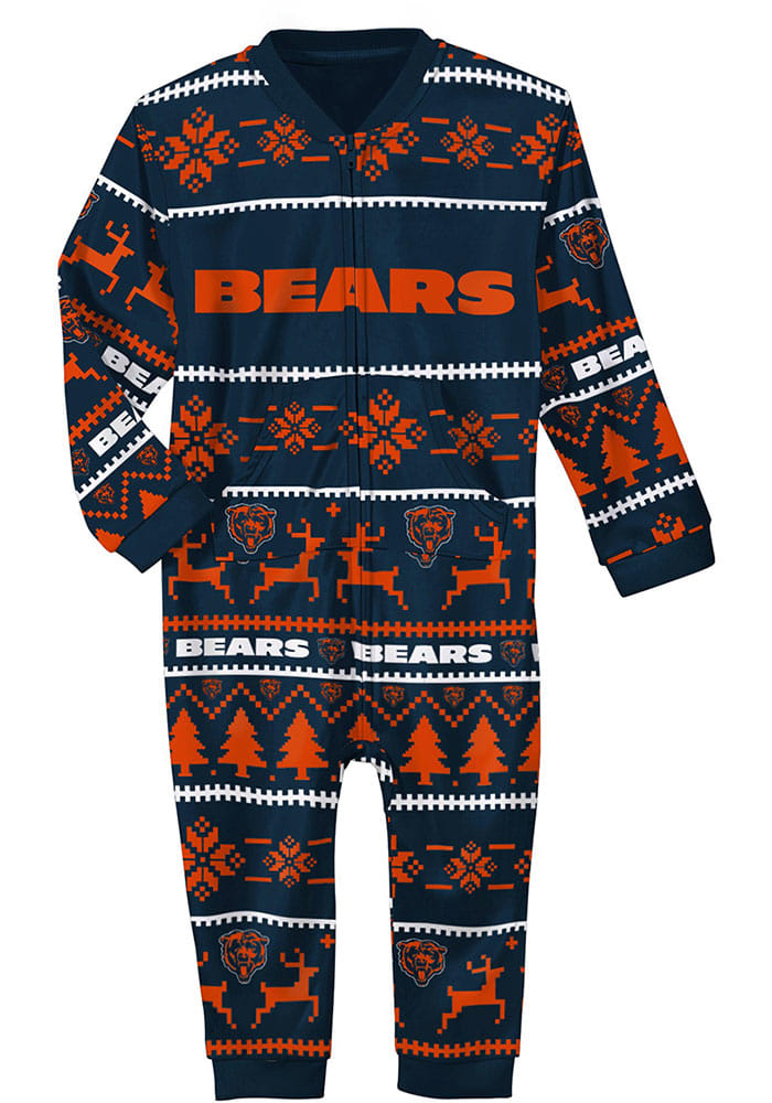 Newborn & Infant Nike Justin Fields Navy Chicago Bears Game Romper