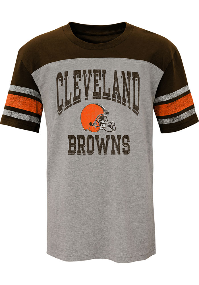 Odell Beckham Jr. Cleveland Browns Youth Mainliner Team Name & Number T- Shirt - Brown