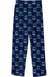 Youth Navy Blue Penn State Nittany Lions All Over Loungewear Sleep Pants