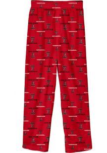 Texas Tech Red Raiders Youth Red All Over Sleep Pants