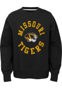 Missouri Tigers Youth Black The Come Back Long Sleeve Crew Sweatshirt