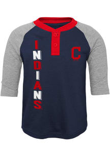 Cleveland Indians Toddler Navy Blue Play to Win Long Sleeve T-Shirt