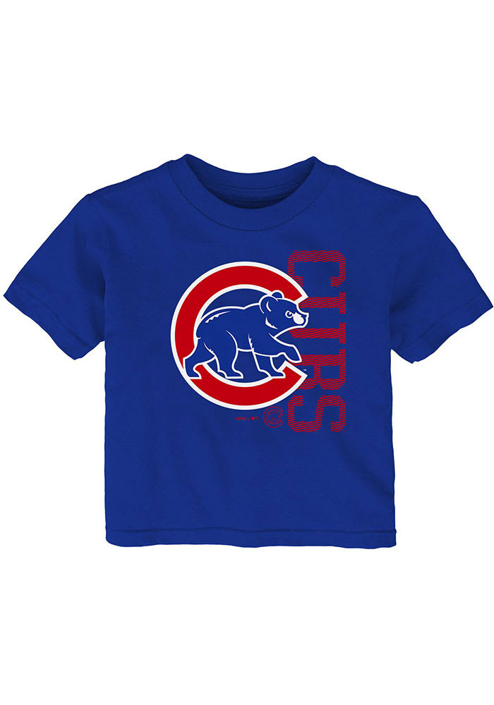 Chicago Cubs Infant Baby Mascot Short Sleeve T-Shirt Blue