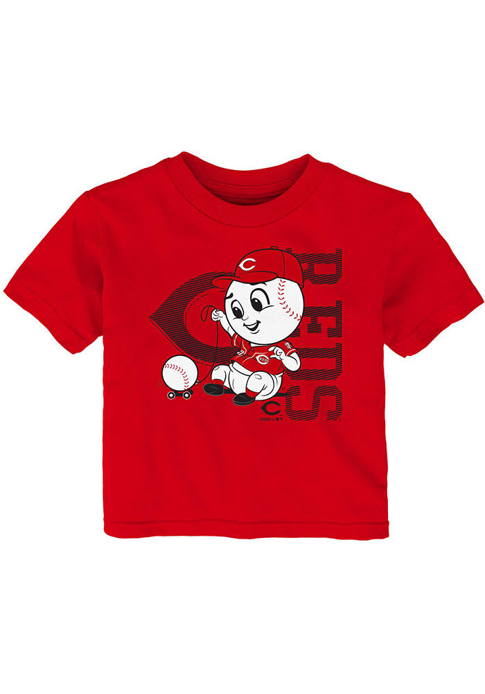 Mr. Red Cincinnati Reds Infant Baby Mascot Short Sleeve T-Shirt Red