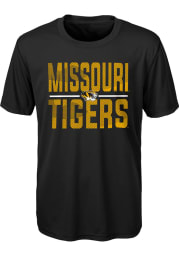 Missouri Tigers Youth Black Ground Control Short Sleeve T-Shirt