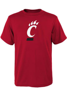 Cincinnati Bearcats Boys Red Primary Logo Short Sleeve T-Shirt