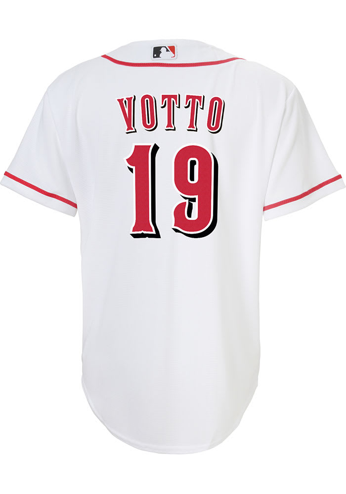 Joey Votto  Cincinnati Reds Boys White Home Baseball Jersey