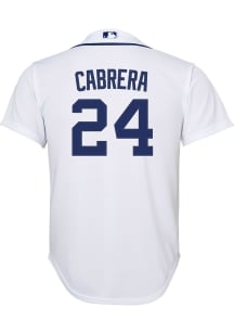 Miguel Cabrera  Nike Detroit Tigers Youth White Home Jersey