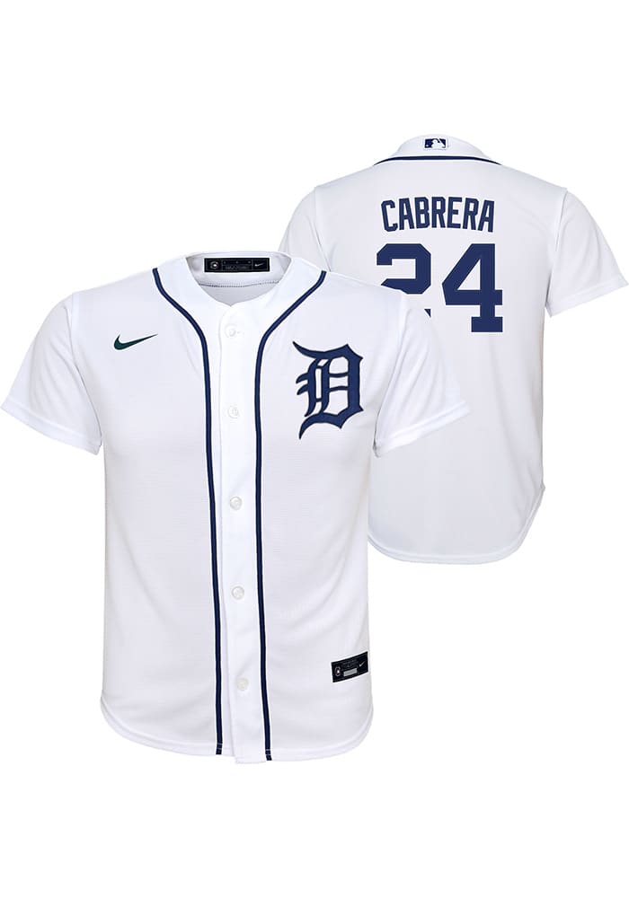 Miguel Cabrera Nike Detroit Tigers Youth White 2020 Home Jersey
