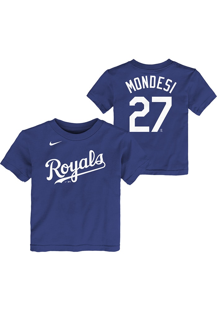 Adalberto Mondesi Kansas City Royals Toddler Blue Name Number Short Sleeve Player T Shirt