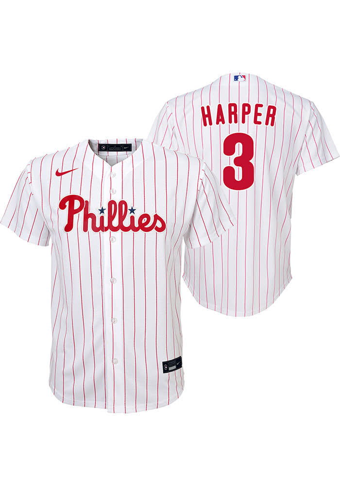Majestic, Shirts & Tops, Youth Philadelphia Phillies Bryce Harper Jersey