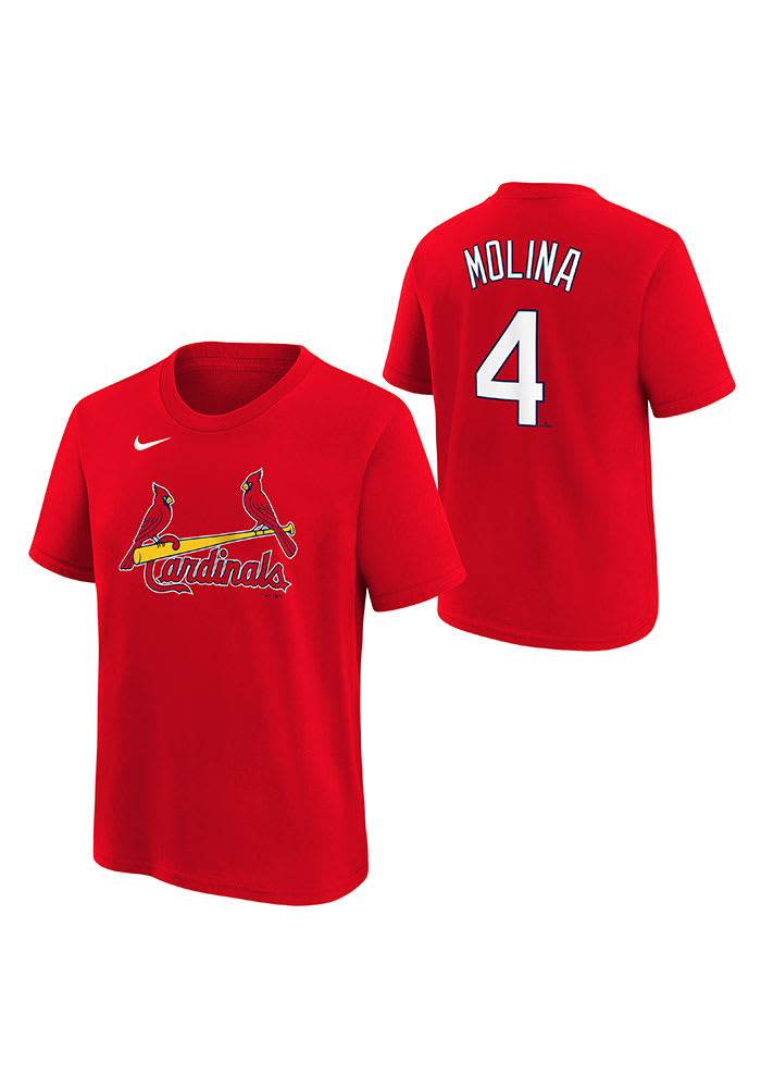 Yadier Molina St. Louis Cardinals Nike Youth Name & Number T-Shirt - Red