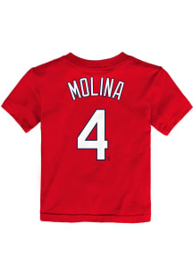 Yadier Molina St Louis Cardinals Infant Name and Number Short Sleeve T-Shirt Red