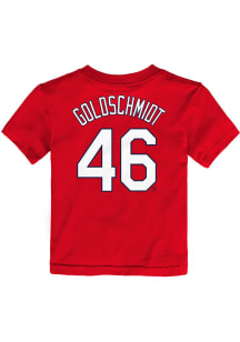 Paul Goldschmidt St Louis Cardinals Toddler Red Name and Number Short Sleeve Player T Shirt