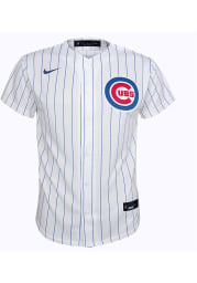 Nike Chicago Cubs Boys White 2020 Home Baseball Jersey