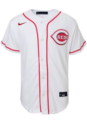Nike Cincinnati Reds Boys White 2020 Home Baseball Jersey