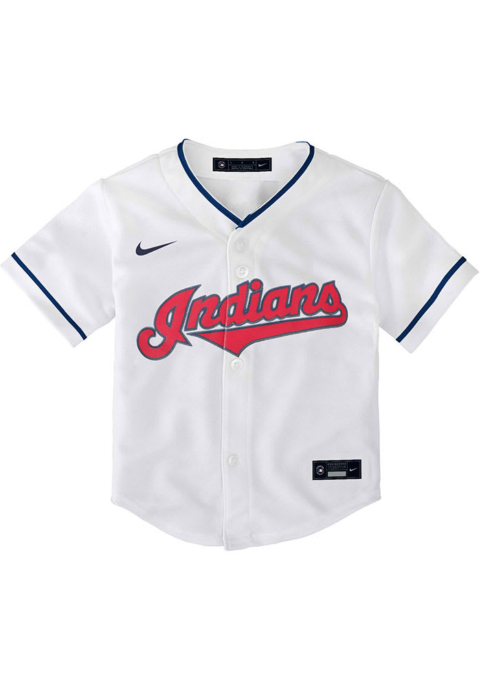 Cleveland Indians Nike Baby White 2020 Home Baseball Jersey