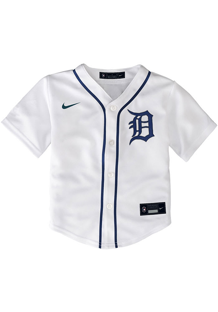 Detroit Tigers Toddler Nike Replica Jersey - White