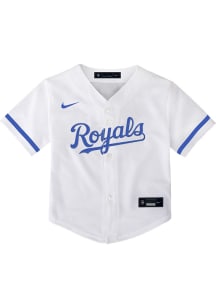 Nike Kansas City Royals Baby White Home Jersey Baseball Jersey