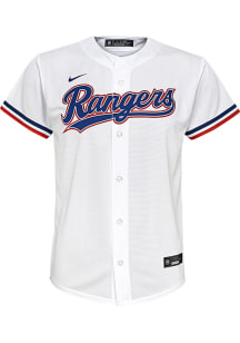Nike Texas Rangers Youth White Home Jersey