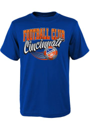 FC Cincinnati Youth Blue Activate Short Sleeve T-Shirt