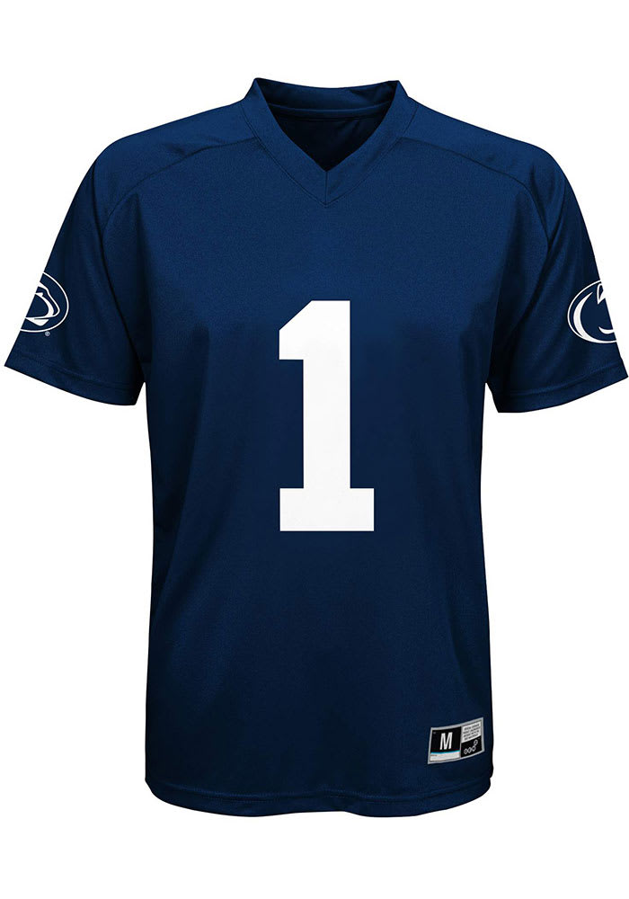 Penn State Nittany Lions Toddler Navy Blue #1 Jersey Football Jersey