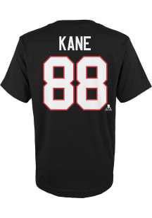 Patrick Kane Chicago Blackhawks Youth Black Name and Number Player Tee