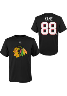 Patrick Kane Chicago Blackhawks Youth Black Name and Number Player Tee