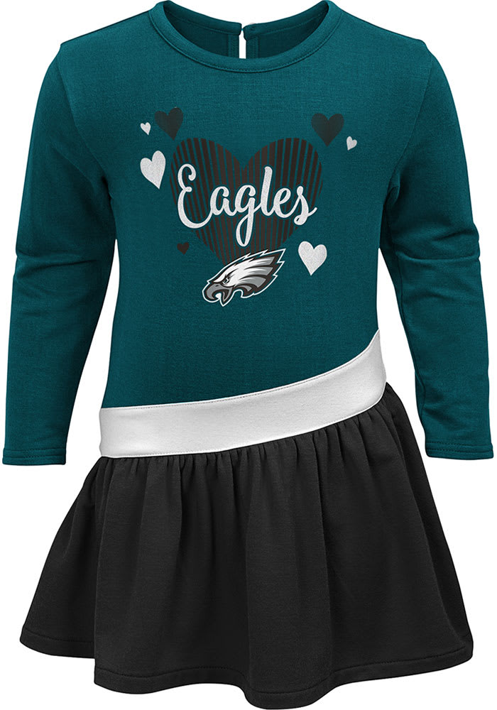 New Era Girls' Philadelphia Eagles Sequins Pink T-Shirt