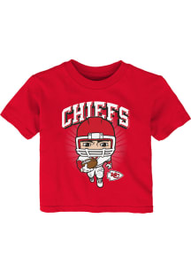 Kansas City Chiefs Infant Gummy Player Short Sleeve T-Shirt Red