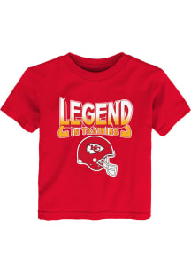 Kansas City Chiefs Toddler Red Legends Train Short Sleeve T-Shirt